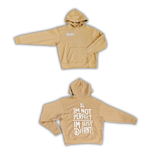 I’M JUST DFFRNT! HOODIE | TAN