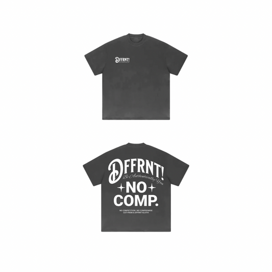 (DARK GREY) NO COMP. HEAVYWEIGHT T-SHIRT