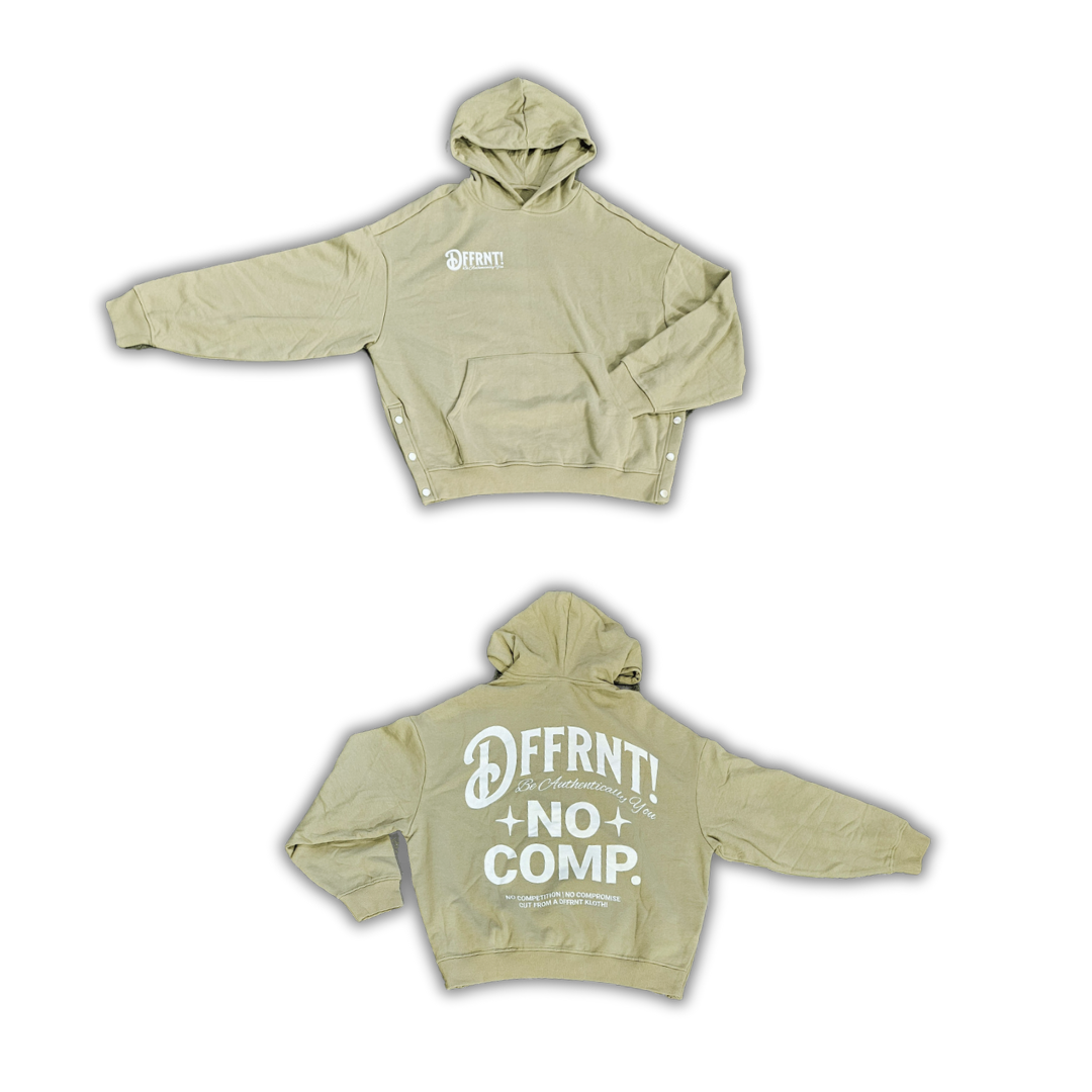 Dffrnt! NO COMP. (Olive hoodie