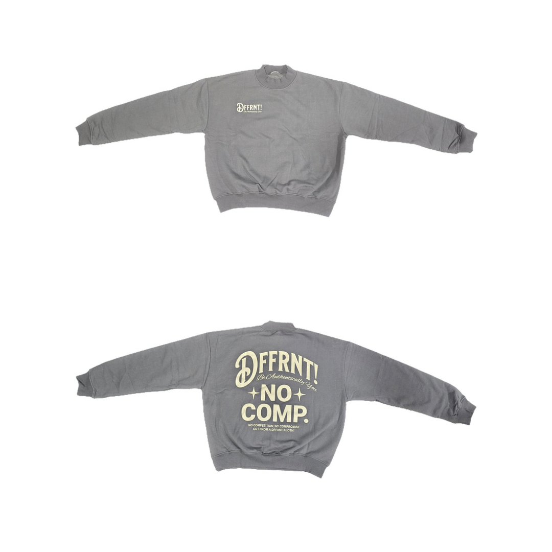 (GREY) NO COMP. PREMIUM CREWNECK